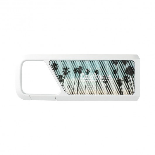 Clip On Bluetooth Speakers Print Grill